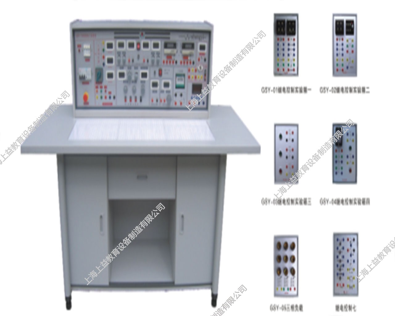 SYGJ-758A	高級電工實驗室成套設備（帶智能功率表，功率因數(shù)表）