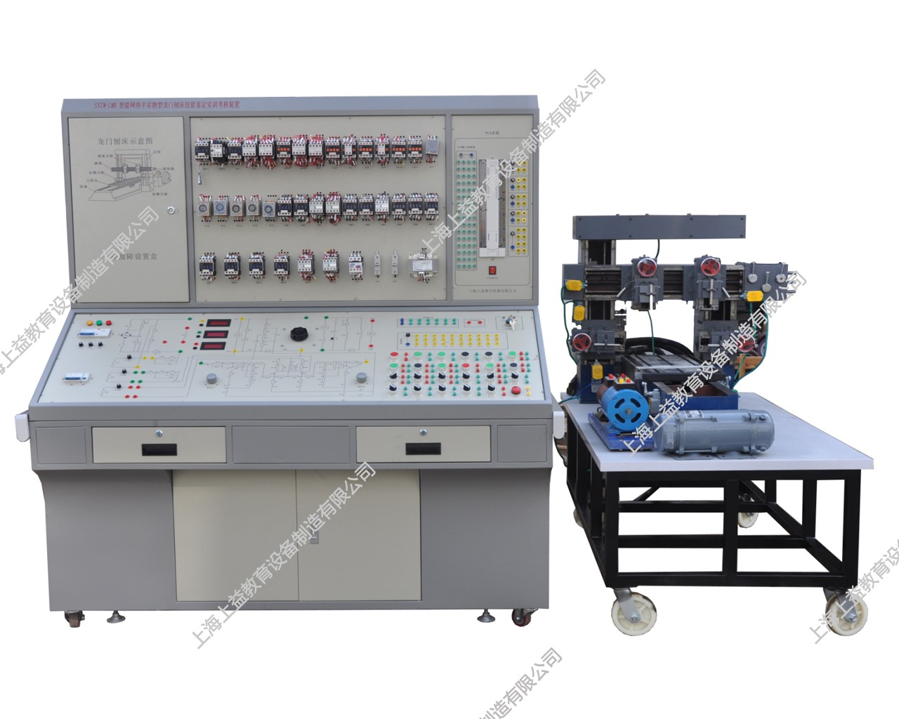 SYBS-LMB1型 龍門(mén)刨床電氣技能實(shí)訓(xùn)考核裝置（半實(shí)物、擴(kuò)大機(jī)型、三套機(jī)組）